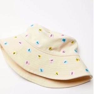 Embroidered Icon Butterfly Bug Boho Peasant Hipster Street Hippie Art Bucket Hat